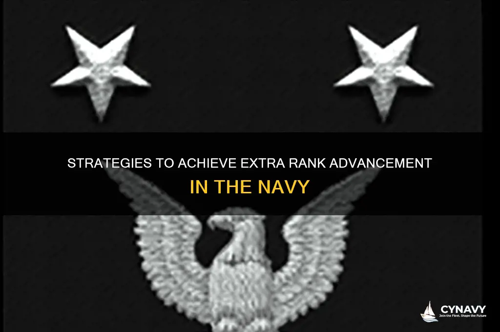how do you get extra rank in navy