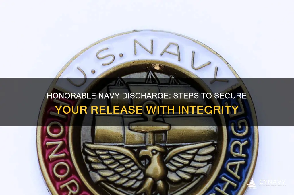 how do you get honorabley released form navy