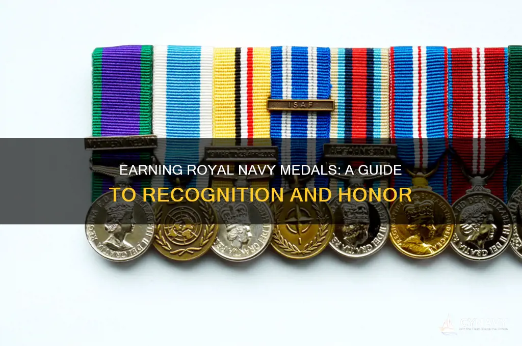 how do you get medals in the royal navy