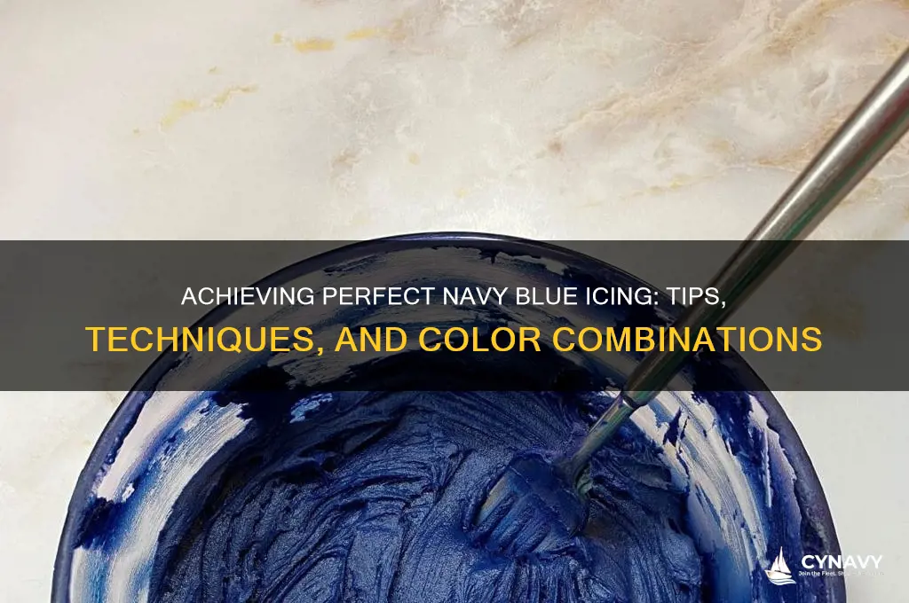 how do you get navy blue in icing