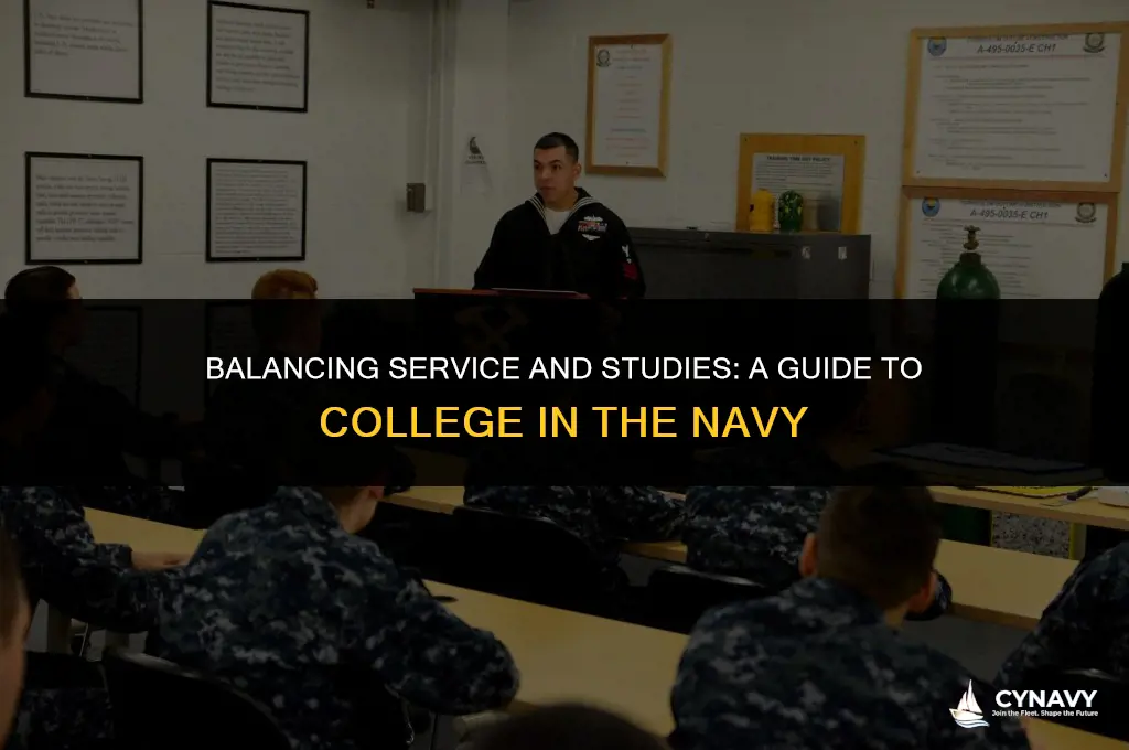 how do you go to college while in the navy