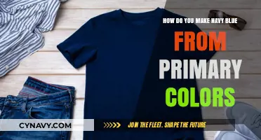Mixing Mastery: Crafting Navy Blue from Primary Hues