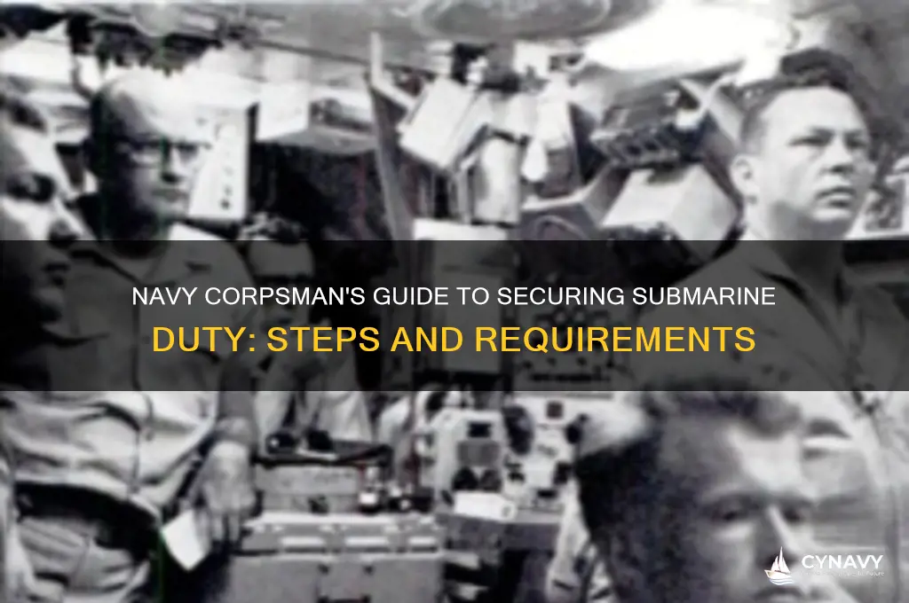 how does a navy corpsman get submarine duty
