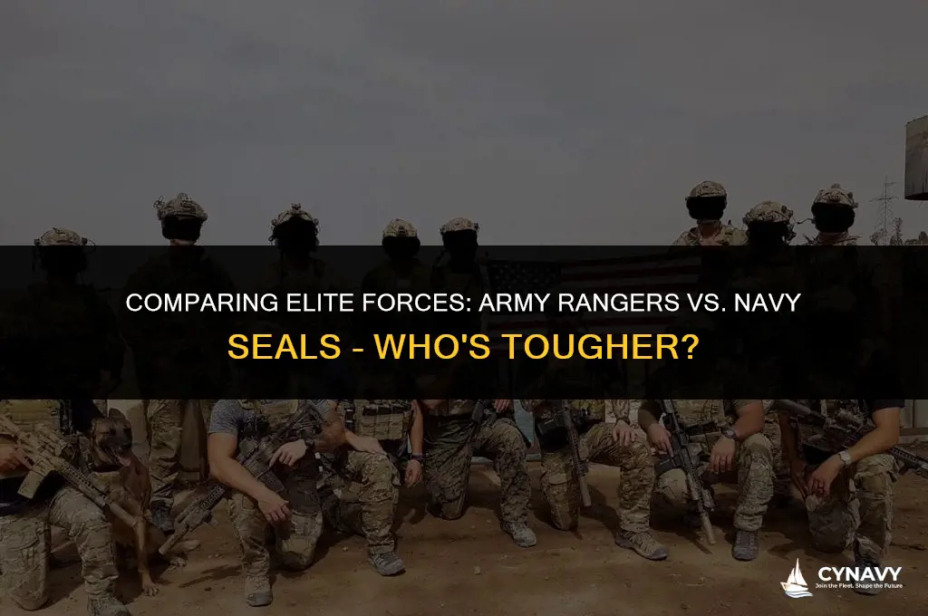 how does an army ranger compared to a navy seal