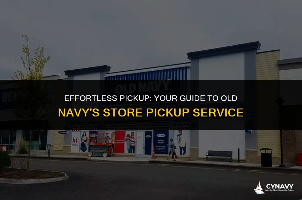 how does store pick up with old navy go