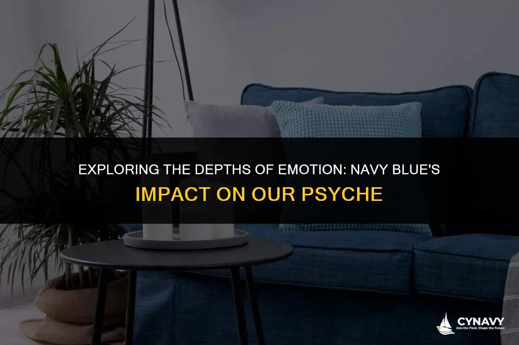 how does the color navy blue make you feel