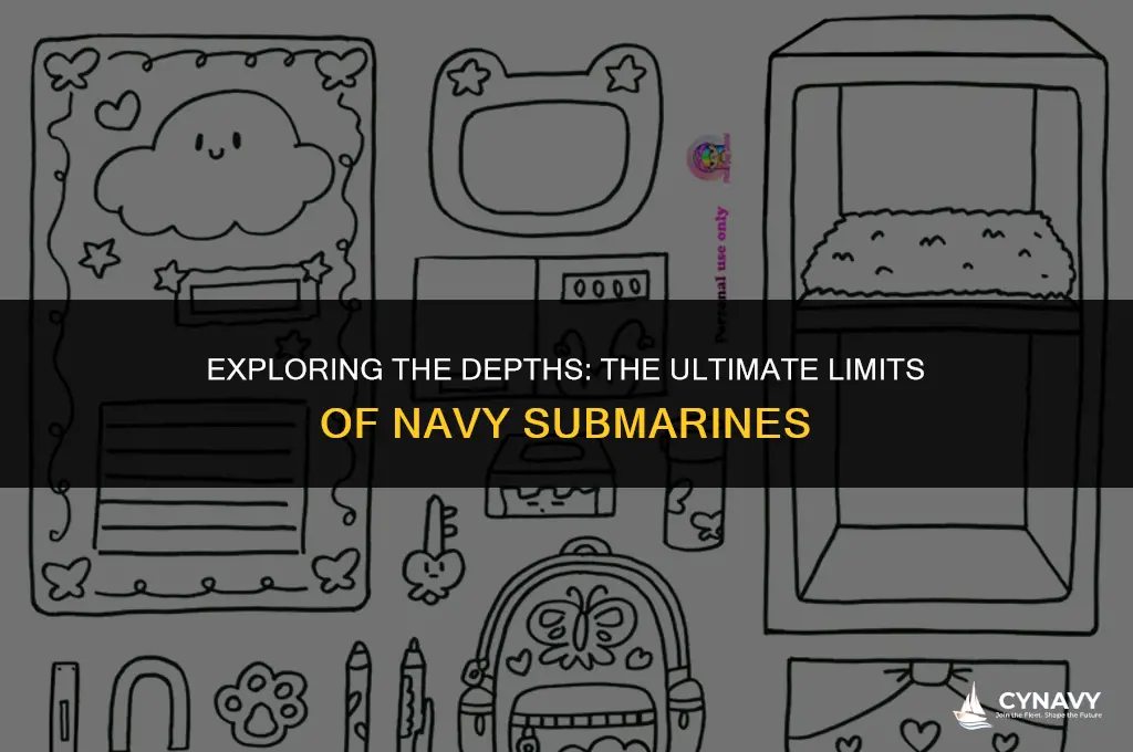 how far can a navy submarine go down