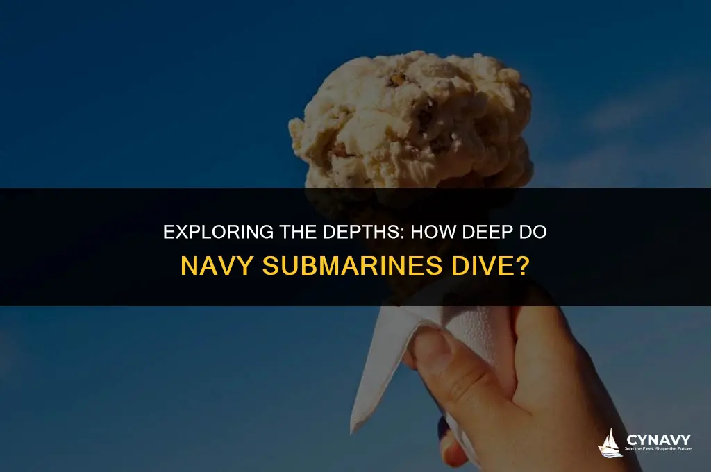how far down do navy subs go