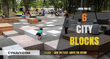 Exploring Urban Distances: A Guide to Walking 6 City Blocks
