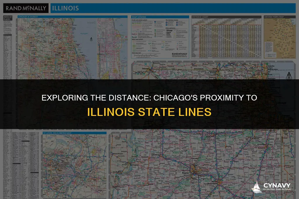 how far is chicago from illinois