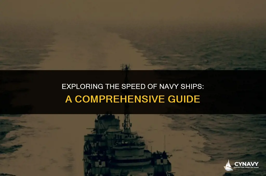 how fast does a navy ship go