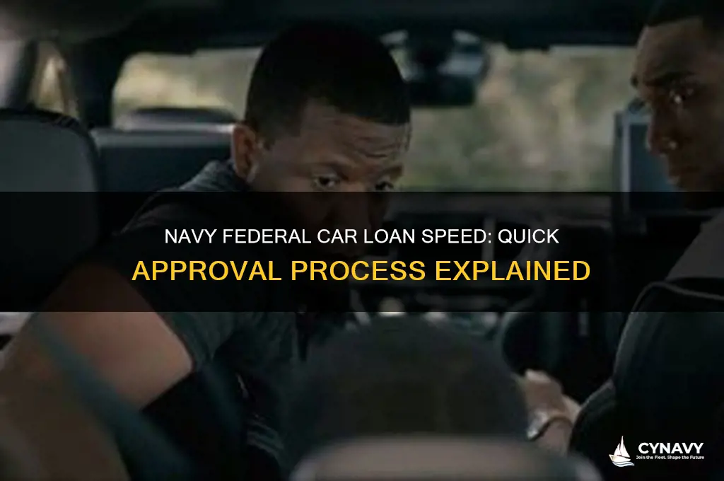 how fast to get car loan from navy federal