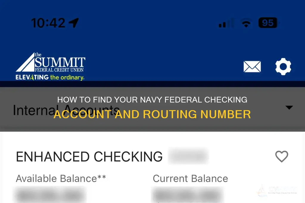 how get your checking account and routing number navy federal