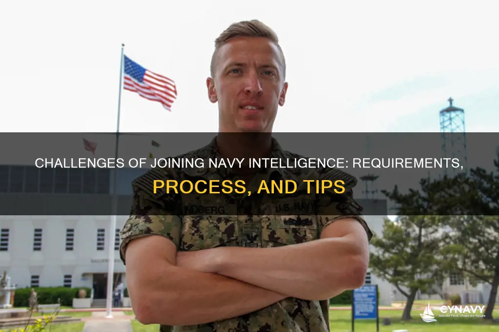 how hard is it to get into navy intelligence