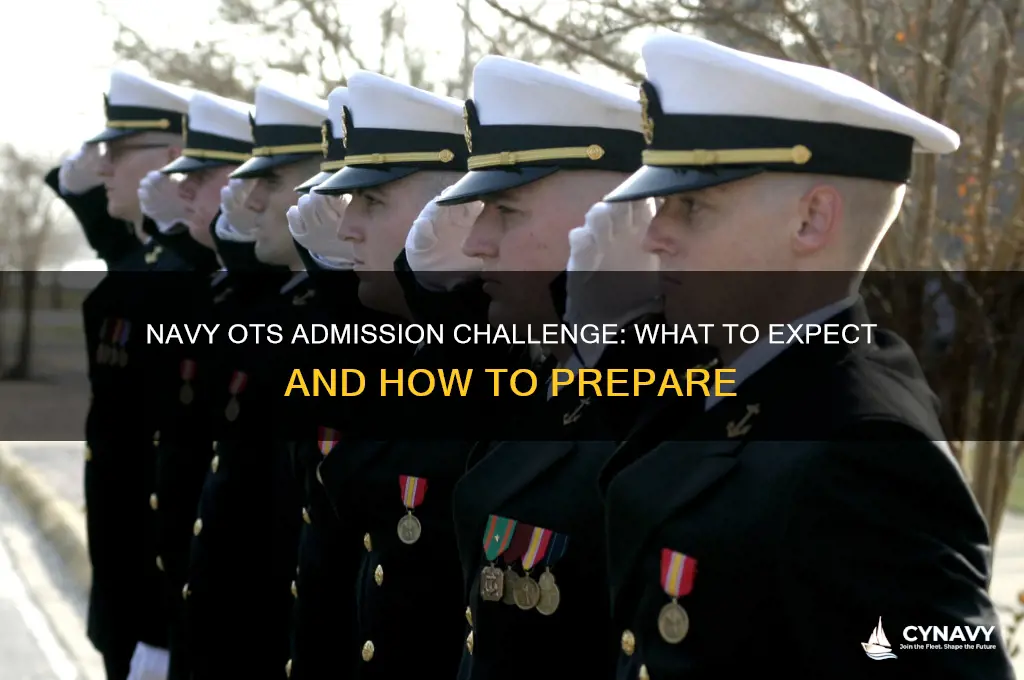 how hard is it to get into navy ots