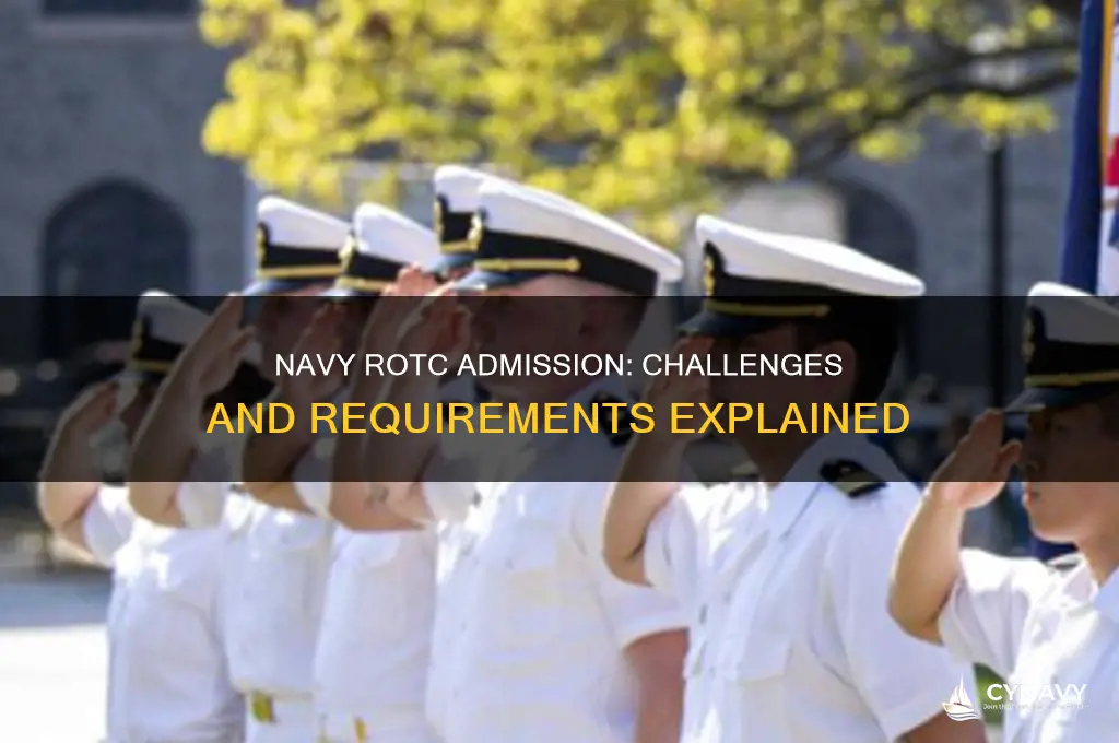 how hard is it to get into navy rotc