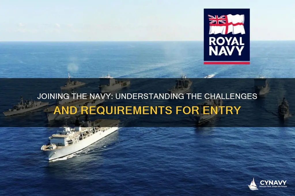how hard is it to get into the navy