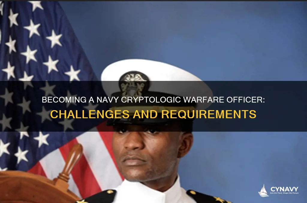 how hard is to get cryptologic warfare officer navy