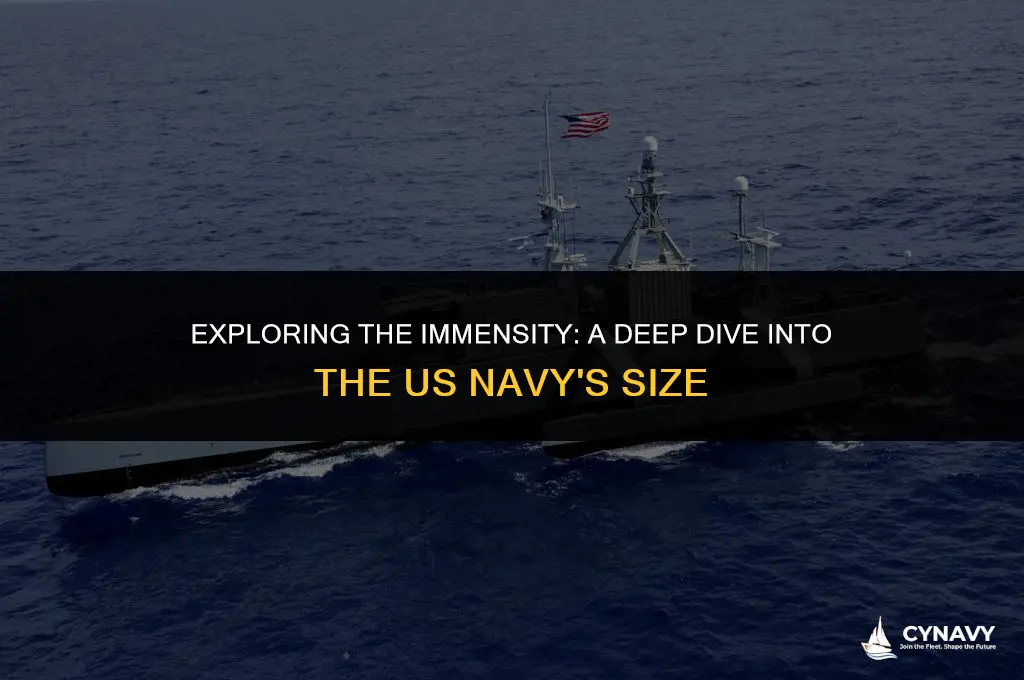 how large is us navy