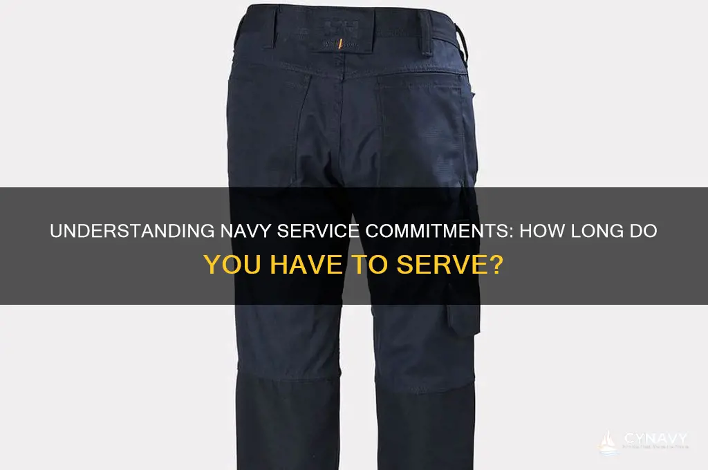 how long do you have to be in the navy