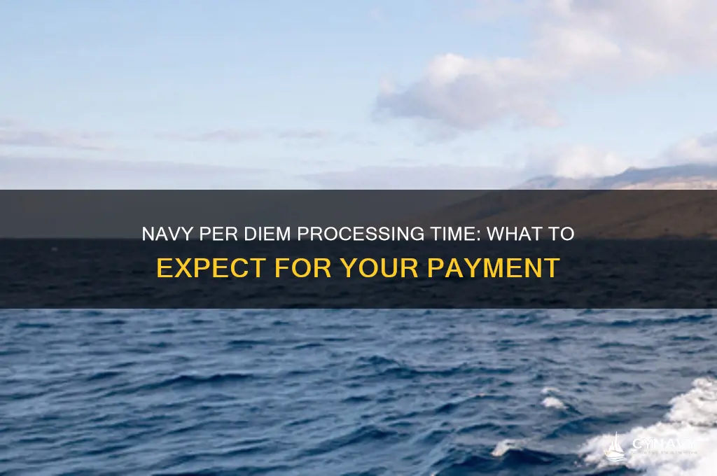 how long does it take fto get per diem navy