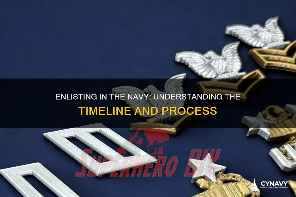 how long does it take to enlist in the navy