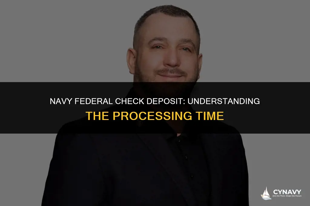 how long does navy federal take to deposit a check