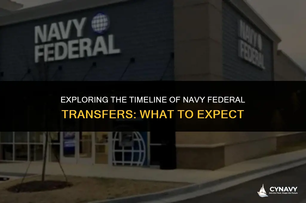 how long does navy federal transfer take