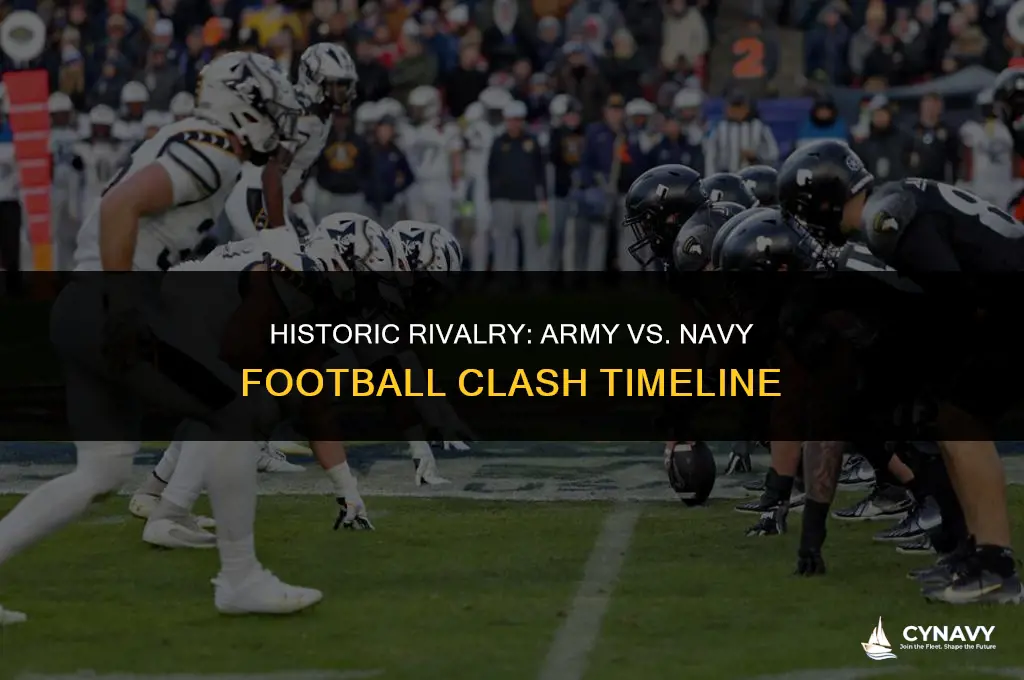 how long has army been playing navy