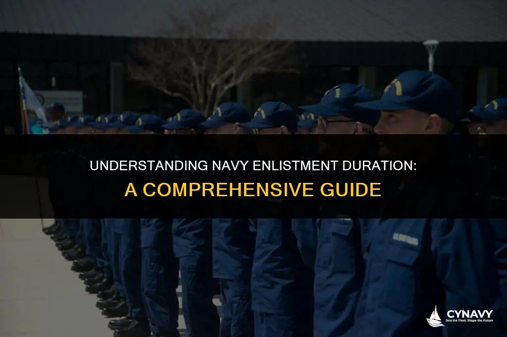 how long is navy enlistment
