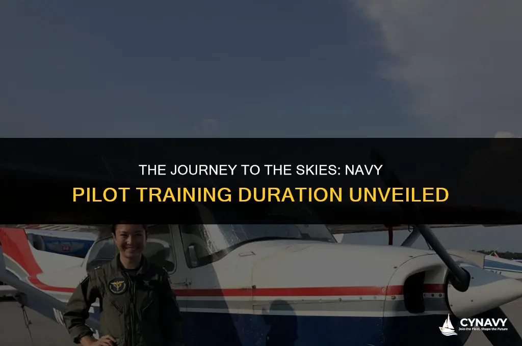 how long is navy pilot training