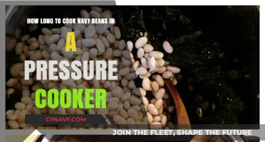 Perfectly Cooked Navy Beans: Pressure Cooker Time Guide