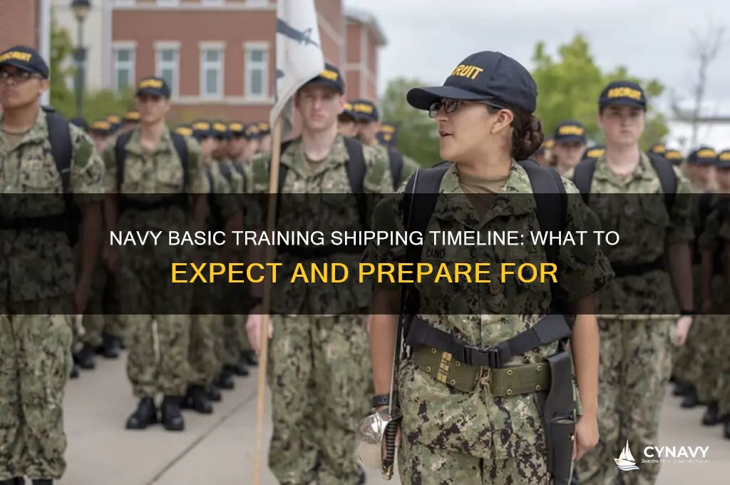 how long to get shipped out to basic training navy