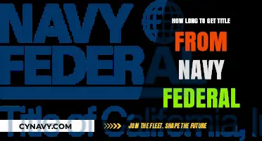 Navy Federal Title Delivery Timeline: What to Expect After Purchase