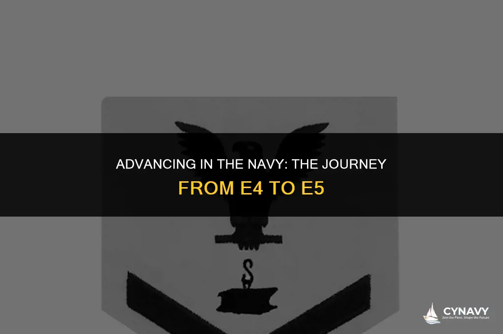 how long to go from e4 to e5 navy