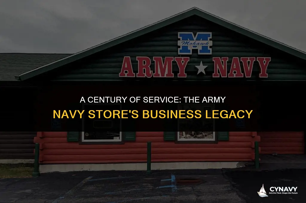how long was the army navy store in business