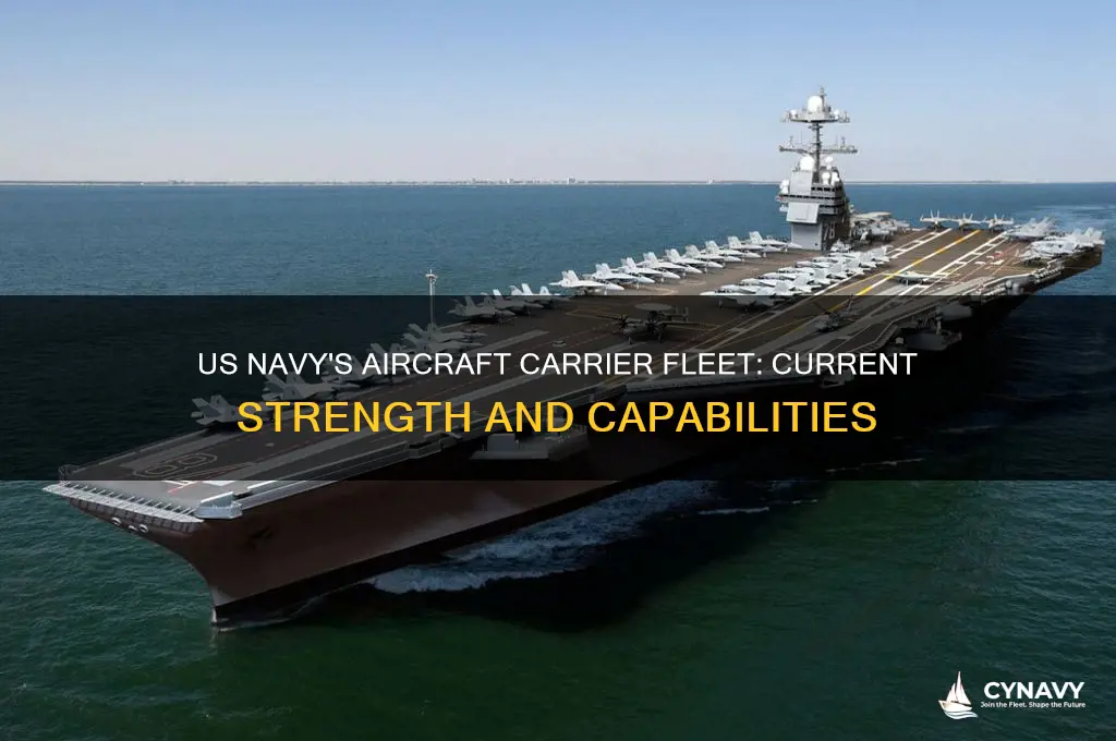 how many aircraft carriers are in the us navy
