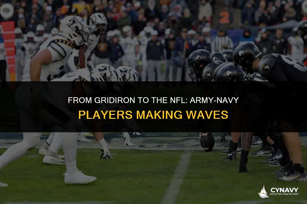 how many army navy players are in the nfl