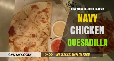 Savoring the Flavor: Army Navy Chicken Quesadilla Calorie Count