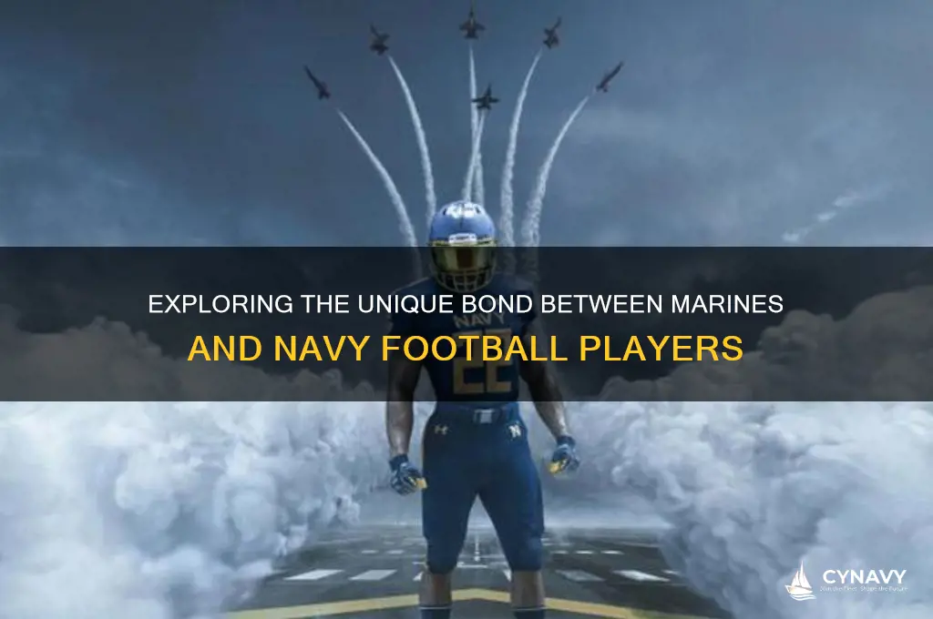how many marines are on the navy football team