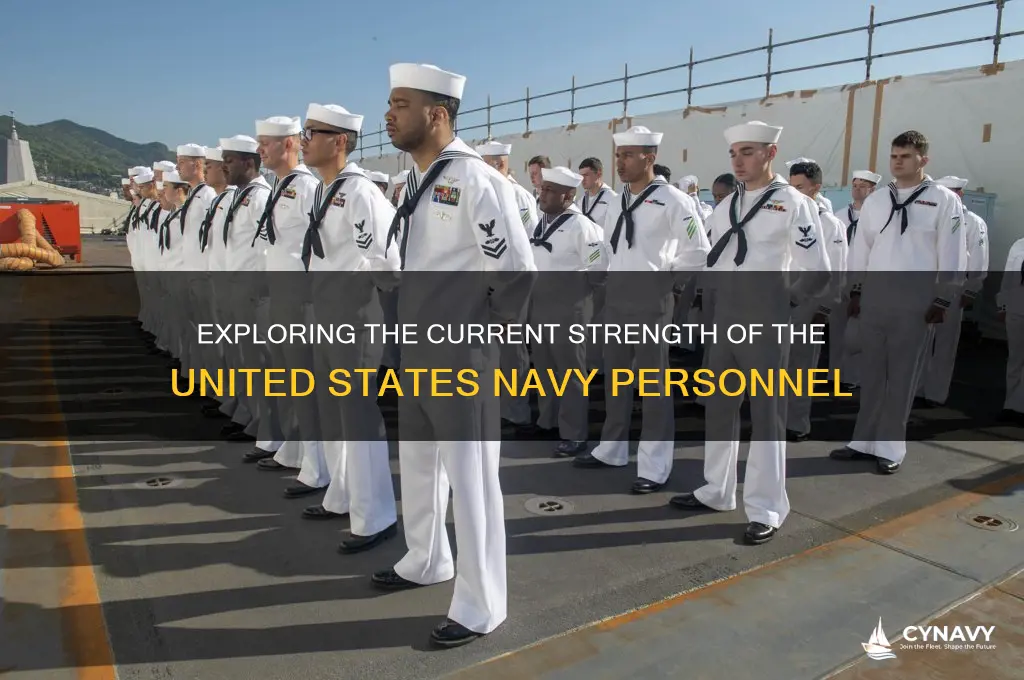 how many people are in the united states navy