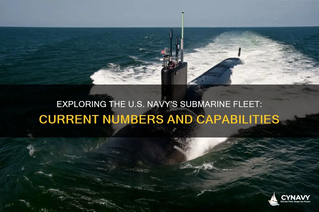 how many submarines does the united states navy have