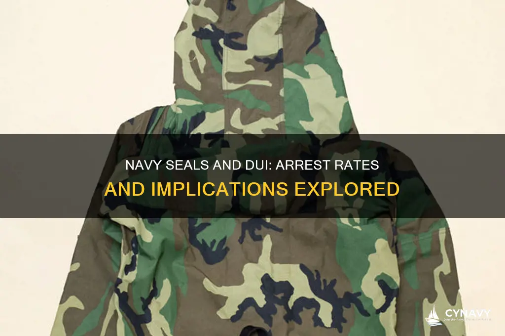 how many us navy seals get arrested for dui