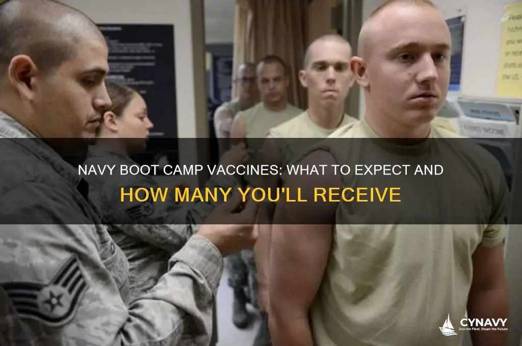 how many vaccines do you get in boot camp navy