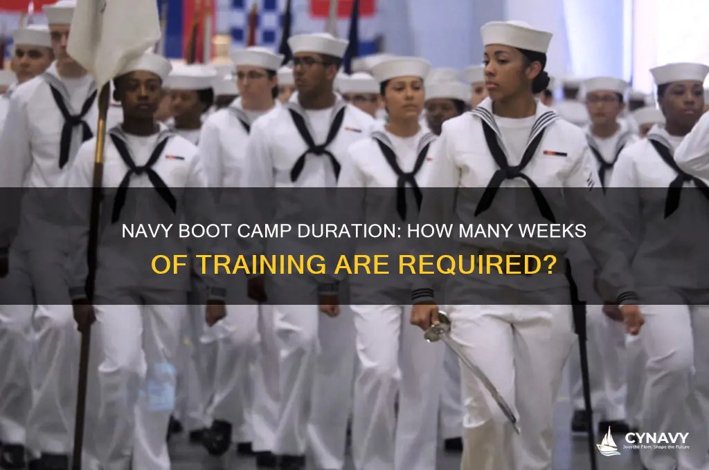 how many weeks is boot camp for the navy