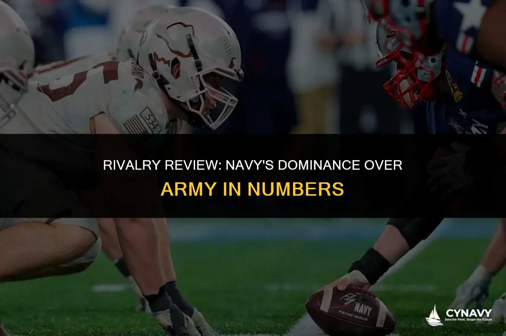 how many years did navy beat army
