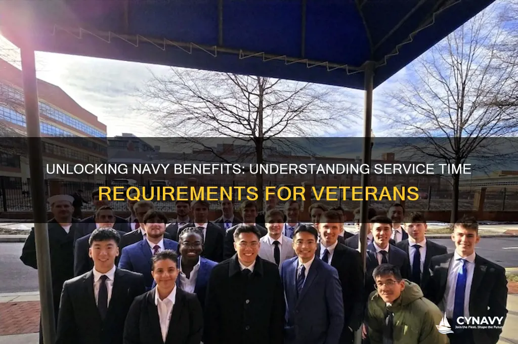 how many years in the navy to get benefits