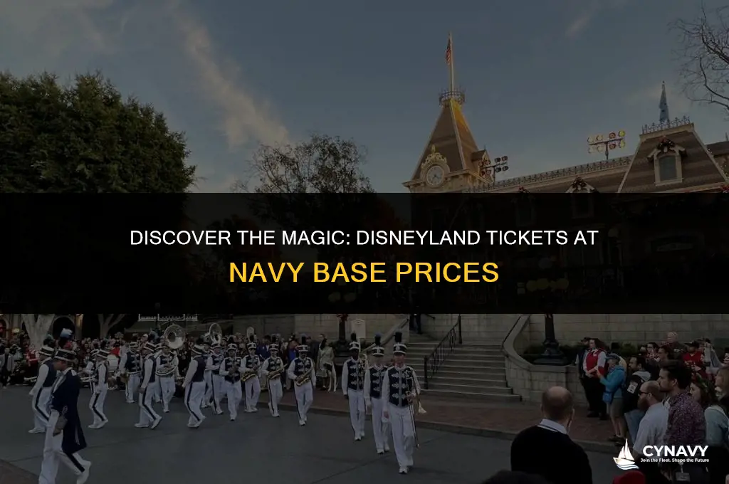 how much are disneyland tickets at the navy base