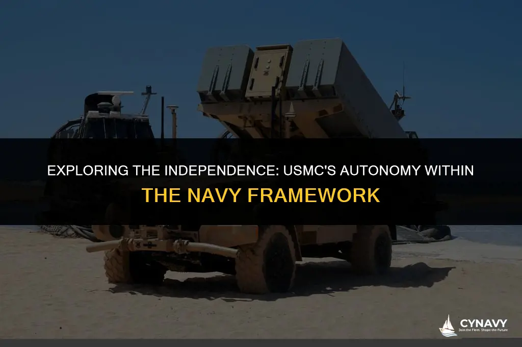 how much autonomy does the usmc have from navy