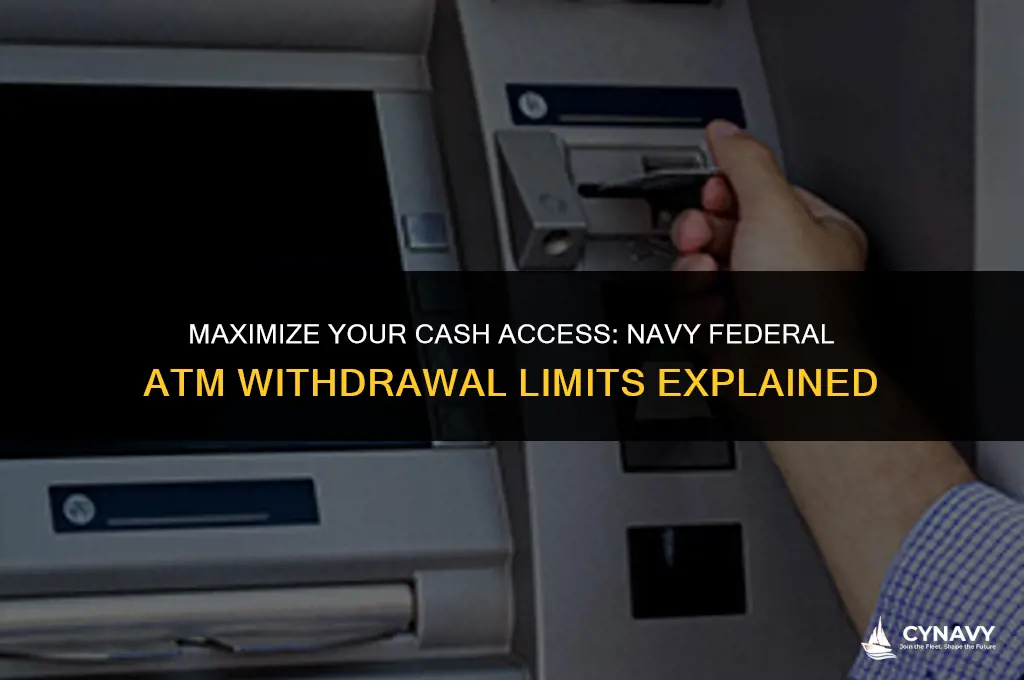 how much can i get from navy federal atm